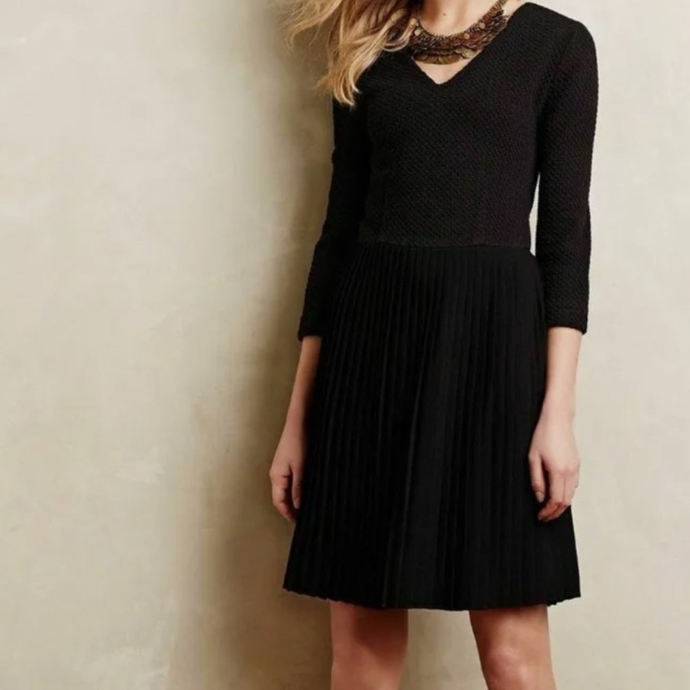 Anthropologie Ganni Black Dress